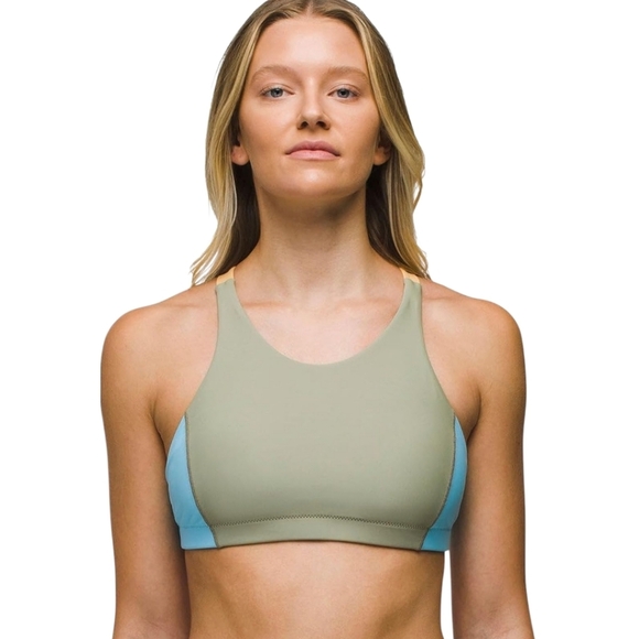 NWT Prana Baja Bound in Sweet Agave Bikini Swim Top Size XS - Picture 1 of 6